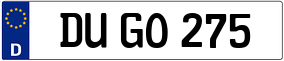 Truck License Plate